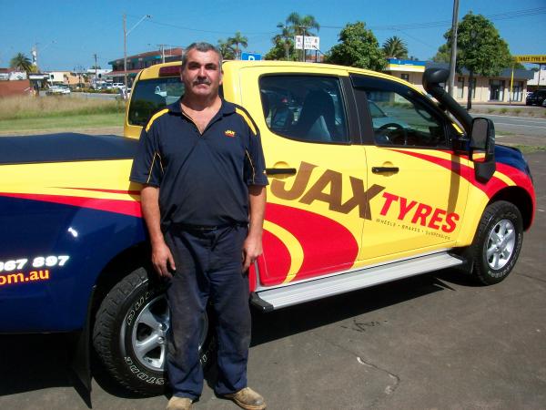 Brett landed a new job at JAX Tyres in September this year.