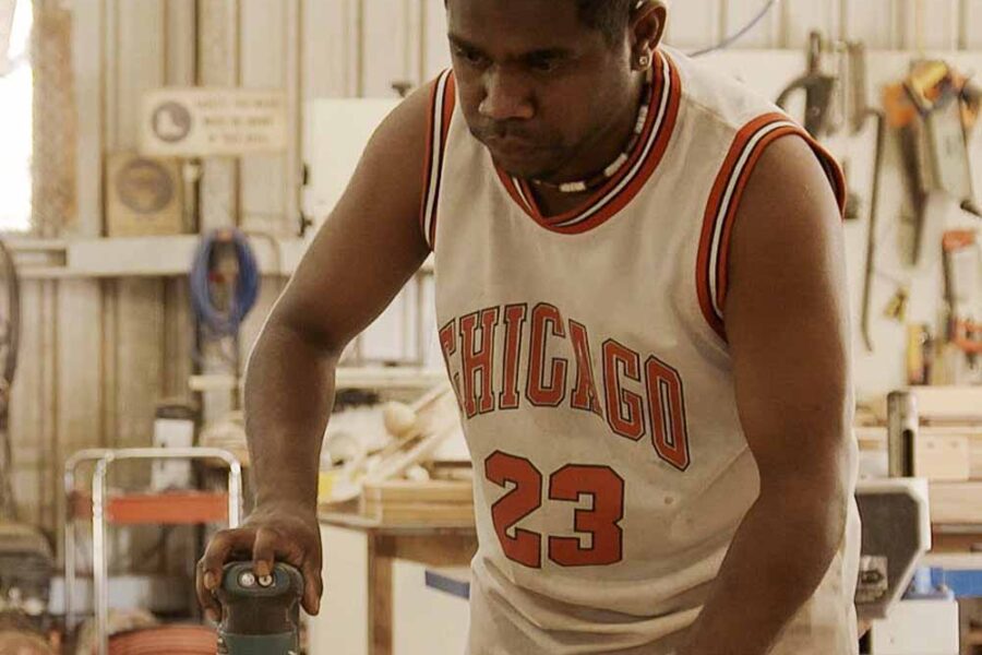 Education and training - First Nations man training in carpentry