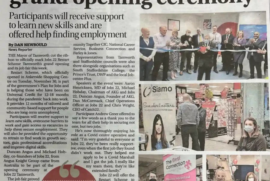 Jobs 22 Tamworth Opening 2Dec21