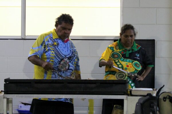 BBQing at the ceremony