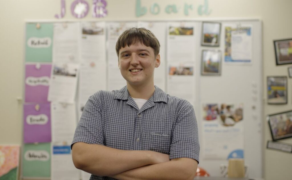 Smiling young man