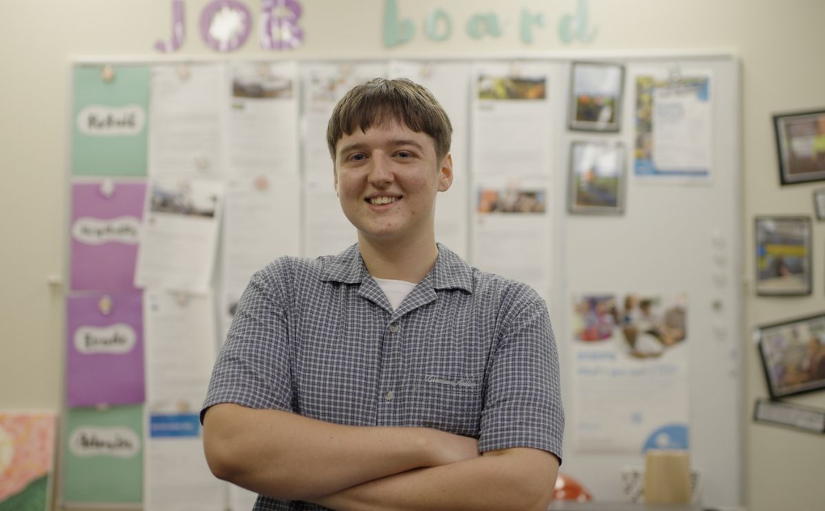 Smiling young man